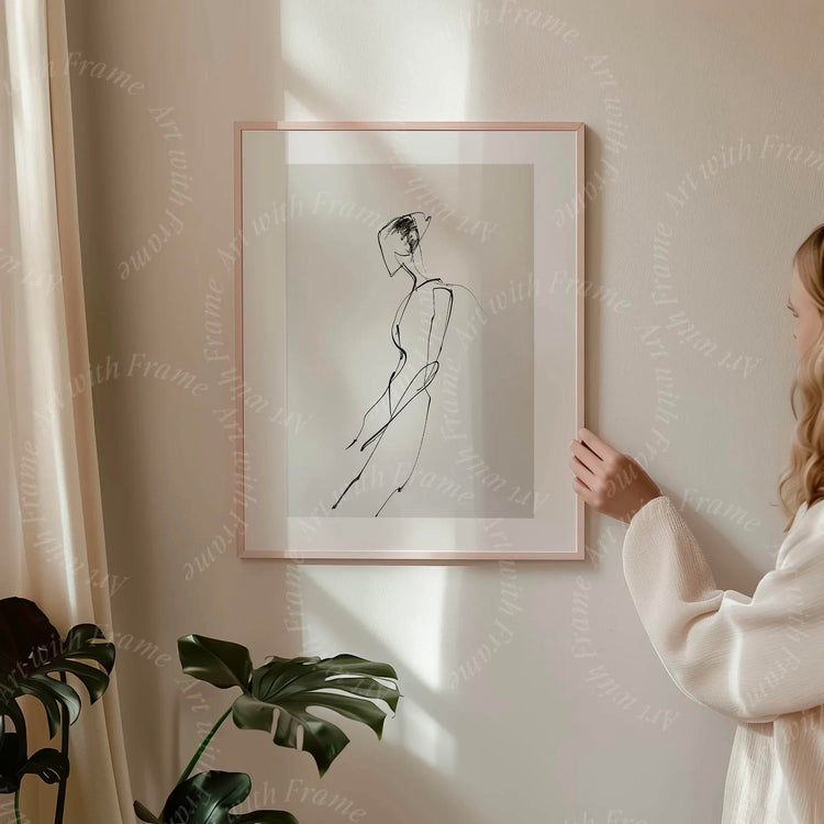 10 Frame Mockup with Person 2