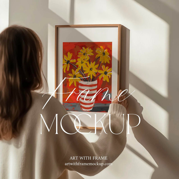 10 Frame Mockup with Person 2