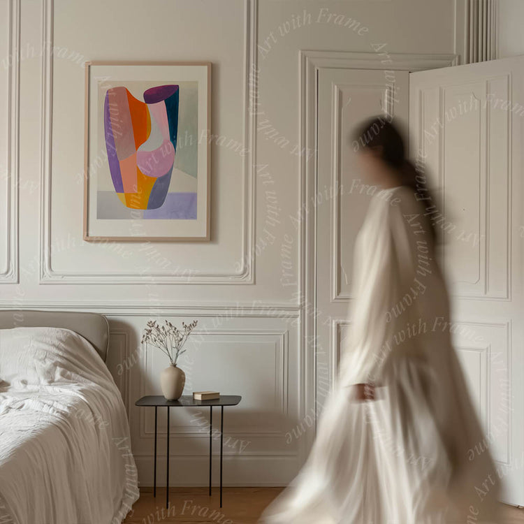 Frame Mockup with Person - 1014