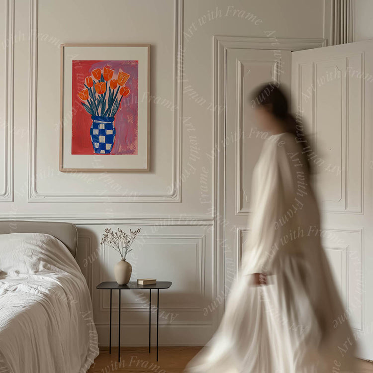 Frame Mockup with Person - 1014