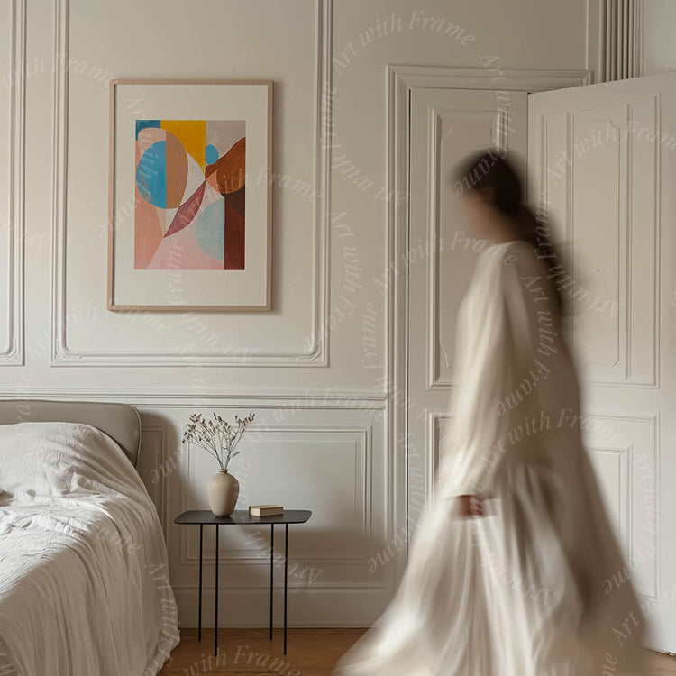 Frame Mockup with Person - 1014