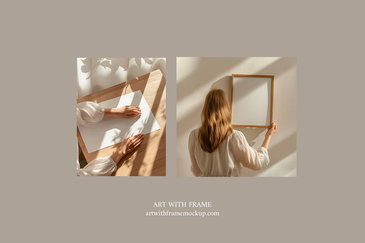 10 Frame Mockup with Person 2