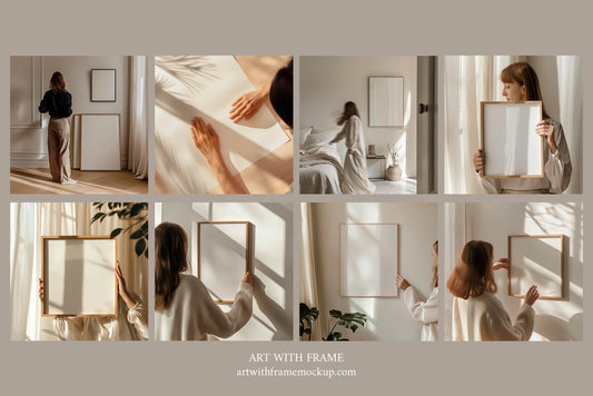 10 Frame Mockup with Person 2